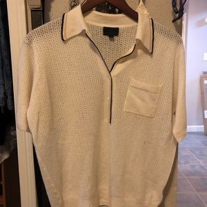 J crew cashmere shirt sweater